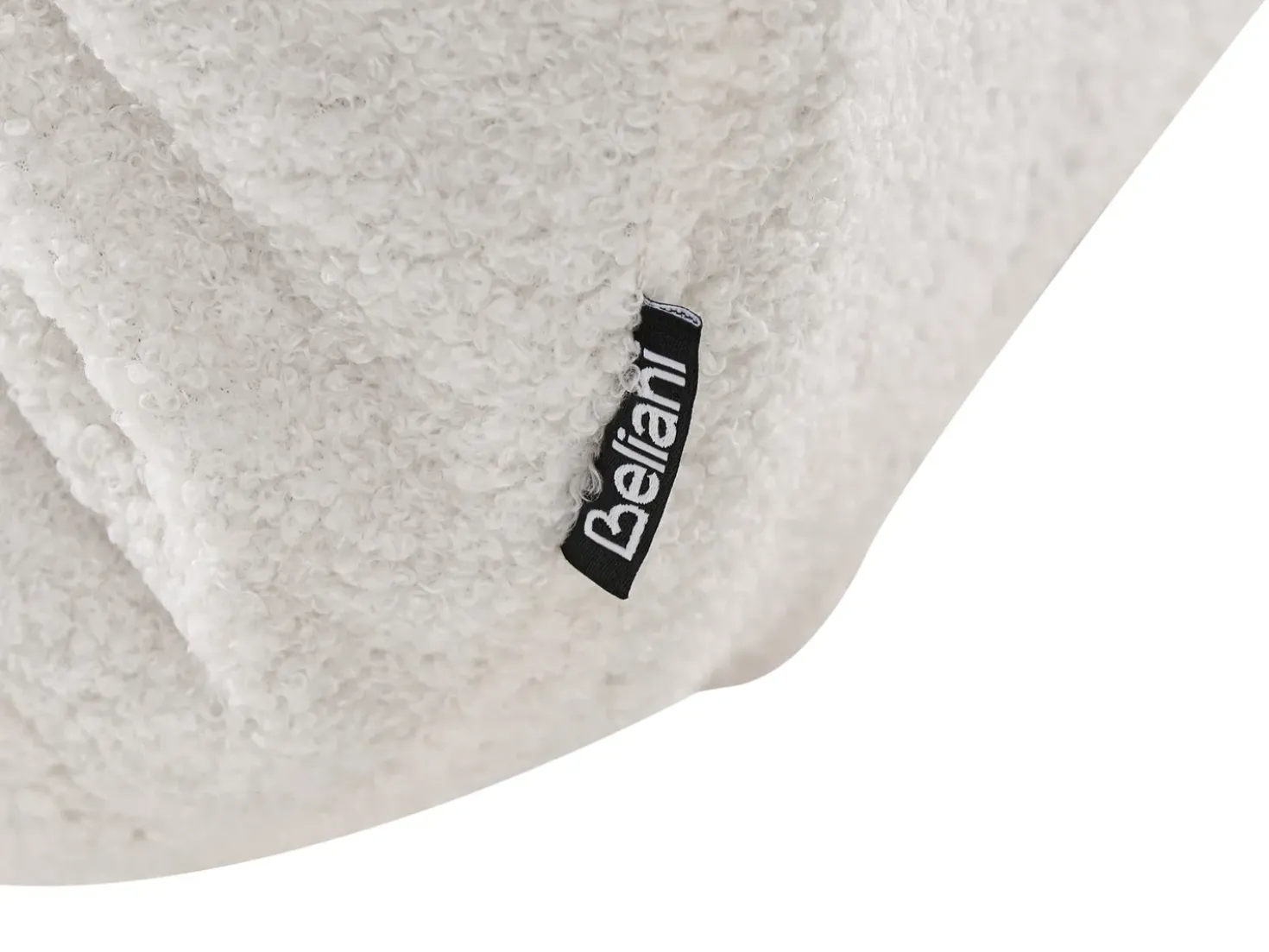 Divano letto 3 posti JERSLEV Bouclé Bianco sporco
