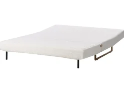 Divano letto 3 posti JERSLEV Bouclé Bianco sporco