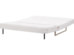 Divano letto 3 posti JERSLEV Tessuto Bianco sporco