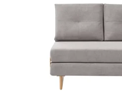 Divano letto 2 posti JERSLEV Tessuto Grigio