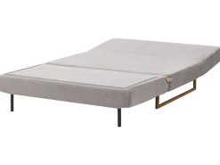 Divano letto 2 posti JERSLEV Tessuto Grigio