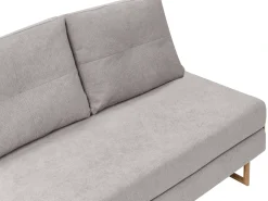Divano letto 2 posti JERSLEV Tessuto Grigio