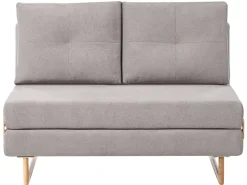 Divano letto 2 posti JERSLEV Tessuto Grigio