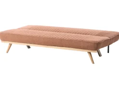 Divano letto 2 posti KALFAFEL Tessuto Marrone dorato