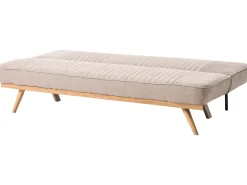 Divano letto 2 posti KALFAFEL Tessuto Marrone chiaro