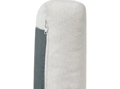 Divano letto 3 posti KARILA Tessuto Beige chiaro con contenitore Lato Sinistro