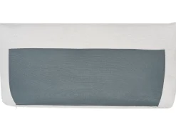 Divano letto 3 posti KARILA Tessuto Beige chiaro con contenitore Lato destro