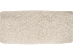 Divano letto 3 posti KVAM Bouclé Beige chiaro con contenitore