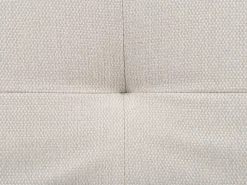 Divano letto 3 posti LEEDS Tessuto Bianco