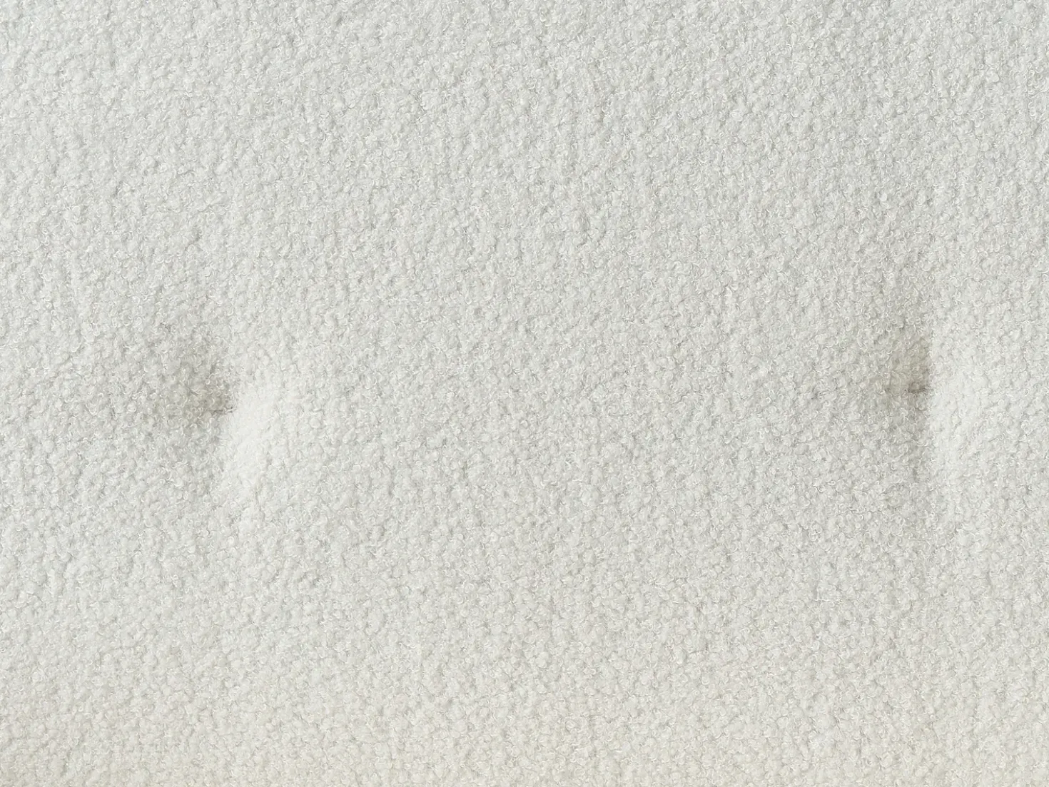 Divano letto 3 posti LUCAN Bouclé Bianco sporco