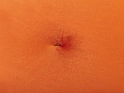 Divano letto 3 posti LUCAN Velluto Arancione