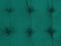 Divano letto 3 posti MARSTAL Velluto Verde smeraldo