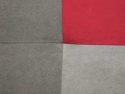 Divano letto 3 posti OLSKER Velluto Grigio chiaro