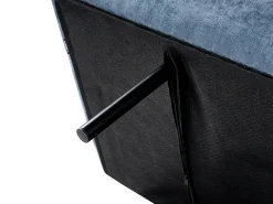 Divano letto 2 posti RISOR Tessuto Blu