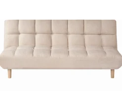 Divano letto 2 posti RISOR Bouclé Beige