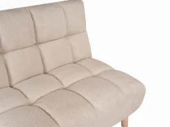 Divano letto 2 posti RISOR Bouclé Beige