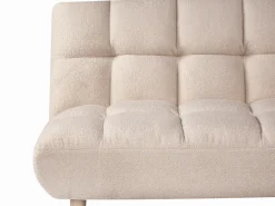 Divano letto 2 posti RISOR Bouclé Beige
