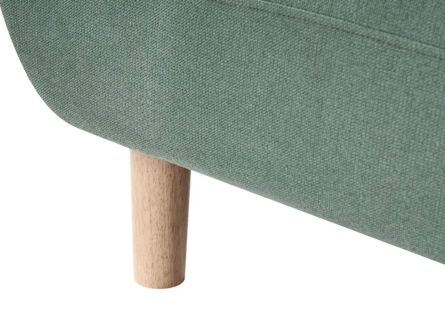 Divano letto 2 posti RISOR Tessuto Verde chiaro