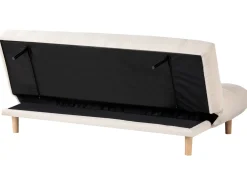 Divano letto 2 posti RISOR Bouclé Bianco sporco