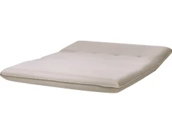 Divano letto 2 posti ROROS Lino sintetico Beige
