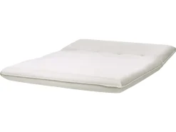 Divano letto 2 posti ROROS Lino sintetico Bianco sporco