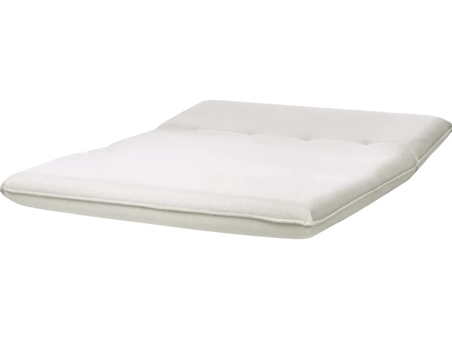 Divano letto 2 posti ROROS Lino sintetico Bianco sporco