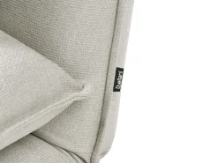Divano letto 2 posti ROROS Lino sintetico Bianco sporco