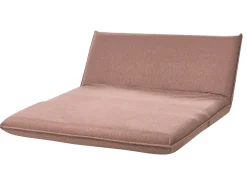 Divano letto 2 posti ROROS Lino sintetico Marrone