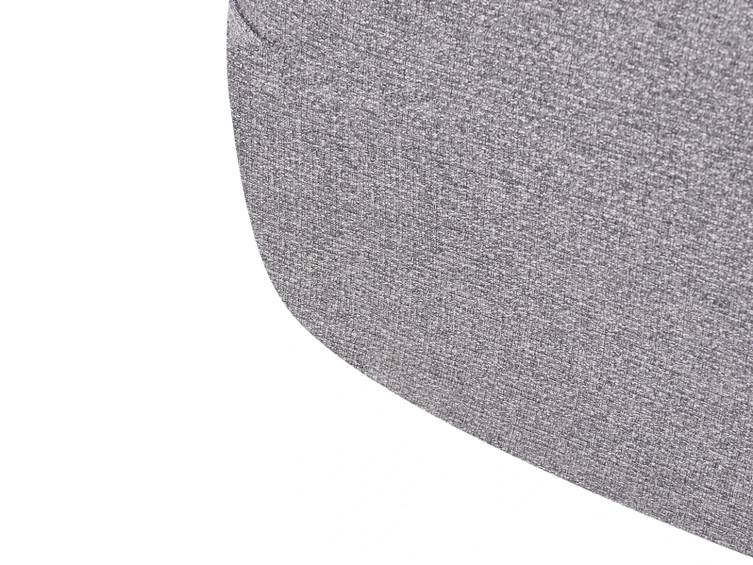 Divano letto 2 posti ROROS Lino sintetico Grigio scuro