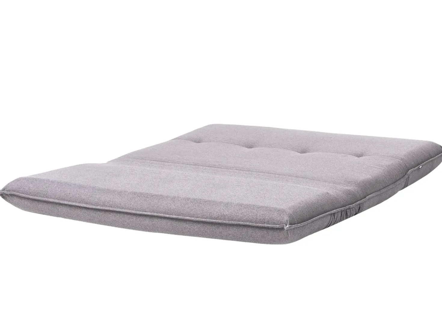 Divano letto 2 posti ROROS Lino sintetico Grigio scuro