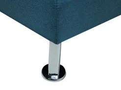 Divano letto 3 posti ROXEN Tessuto Blu