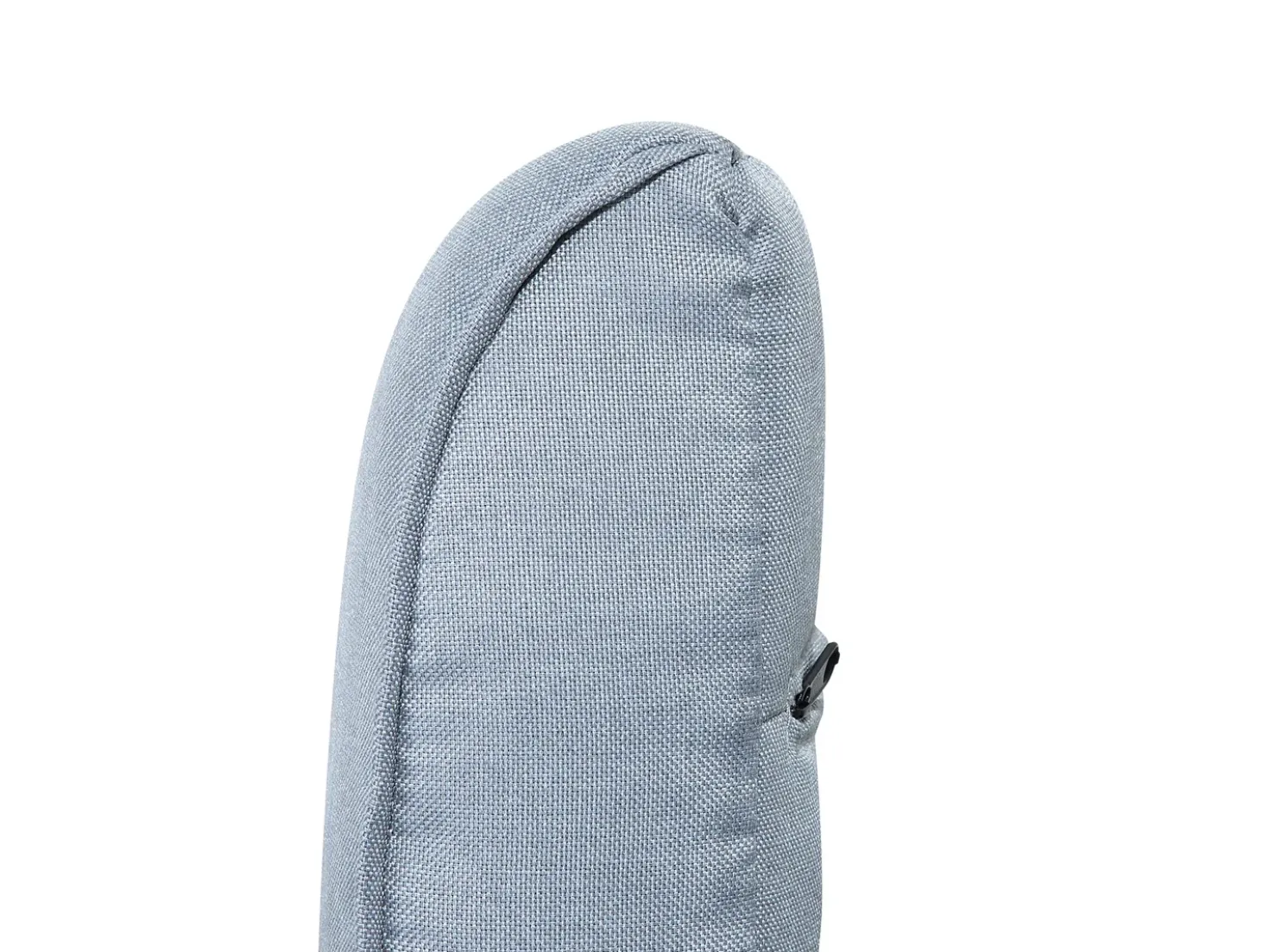 Divano letto 3 posti ROXEN Tessuto Grigio chiaro