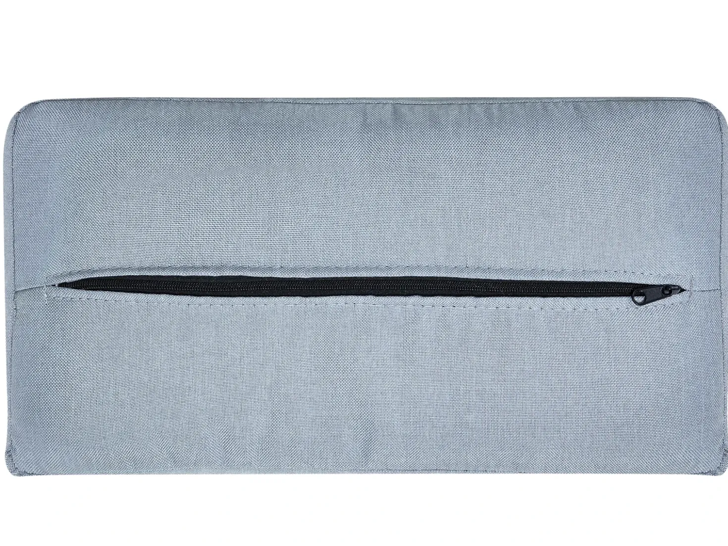Divano letto 3 posti ROXEN Tessuto Grigio chiaro