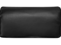 Divano letto 3 posti ROXEN Pelle sintetica Nero