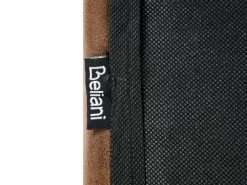 Divano letto 3 posti ROXEN Pelle sintetica Marrone dorato