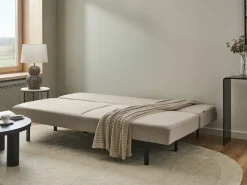 Divano letto 3 posti ROYKKA Tessuto Beige