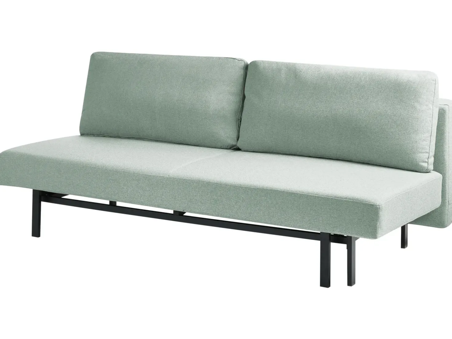 Divano letto 3 posti ROYKKA Tessuto Verde chiaro