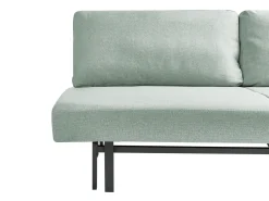 Divano letto 3 posti ROYKKA Tessuto Verde chiaro