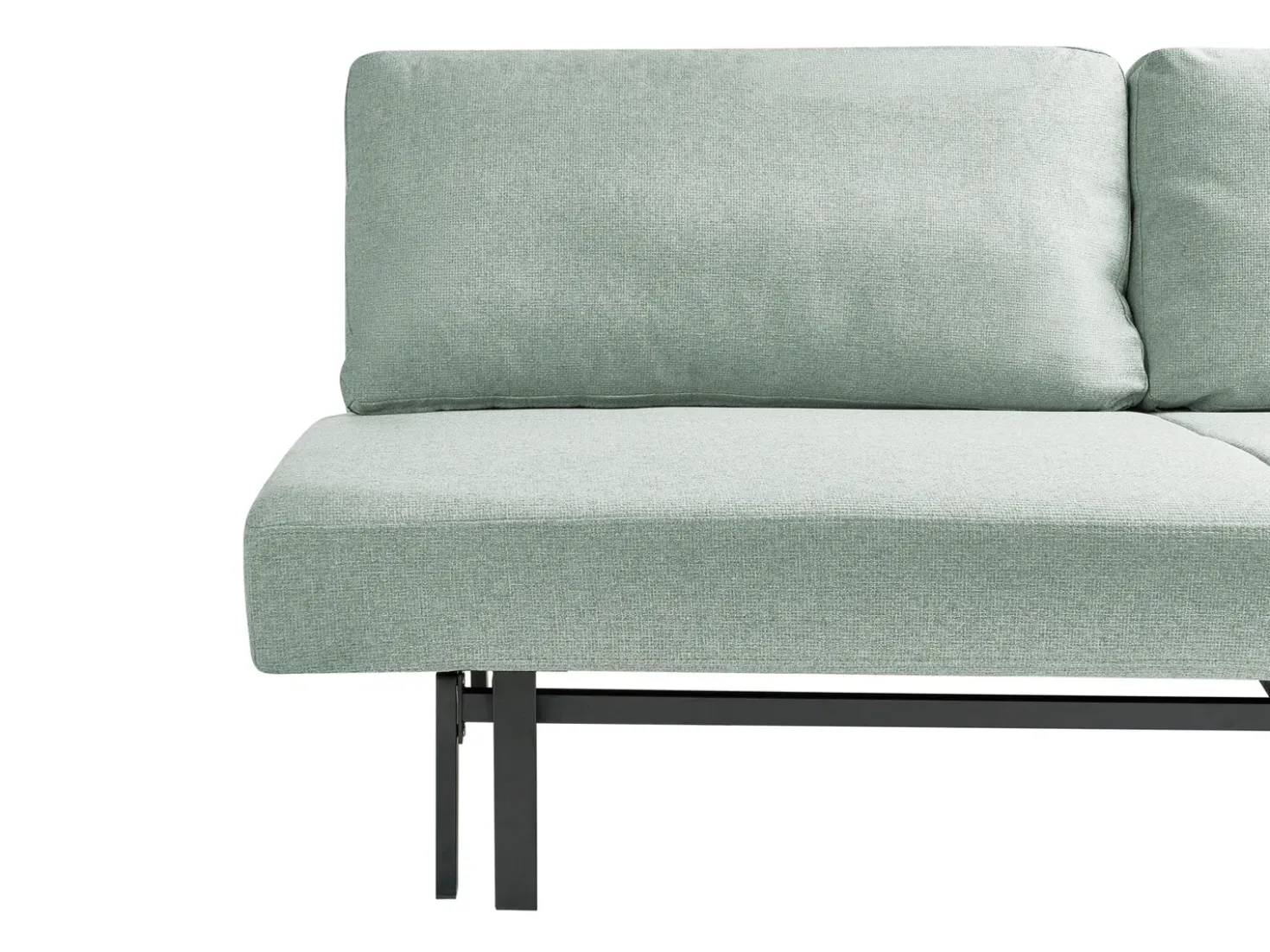 Divano letto 3 posti ROYKKA Tessuto Verde chiaro