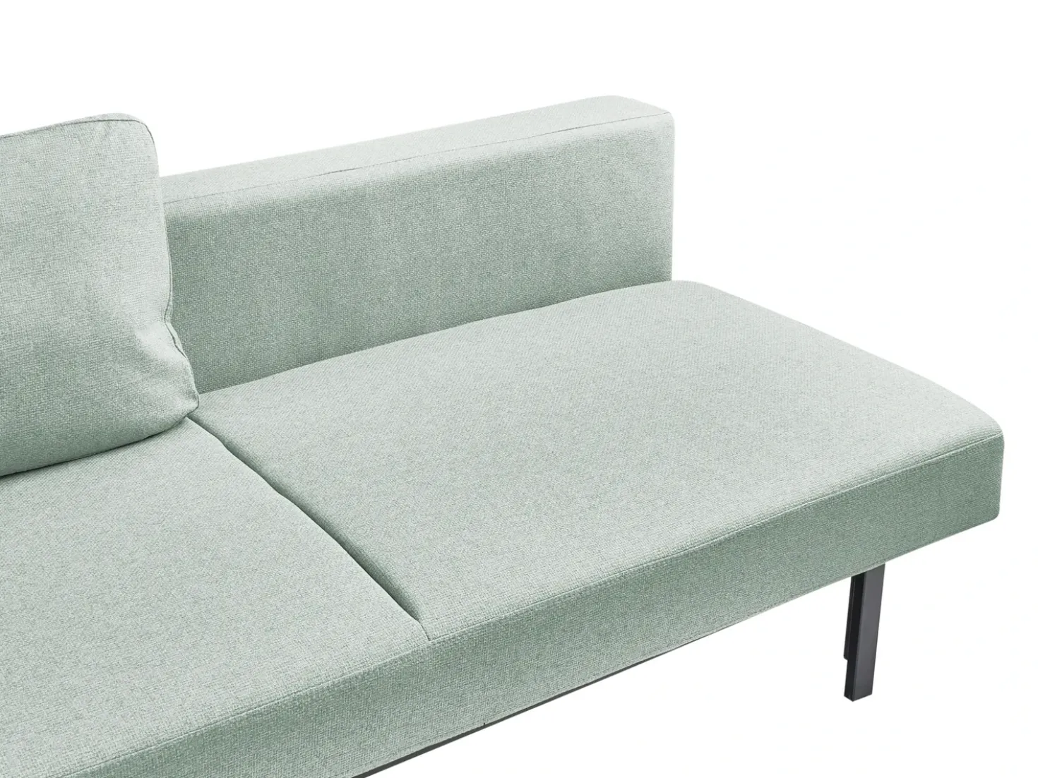Divano letto 3 posti ROYKKA Tessuto Verde chiaro