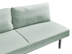 Divano letto 3 posti ROYKKA Tessuto Verde chiaro