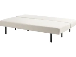 Divano letto 3 posti ROYKKA Tessuto Bianco sporco