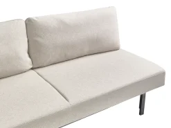 Divano letto 3 posti ROYKKA Tessuto Bianco sporco
