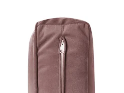 Divano letto 2 posti SAARELA Velluto Rosa