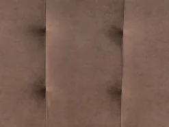 Divano letto 3 posti SELNES Velluto Marrone