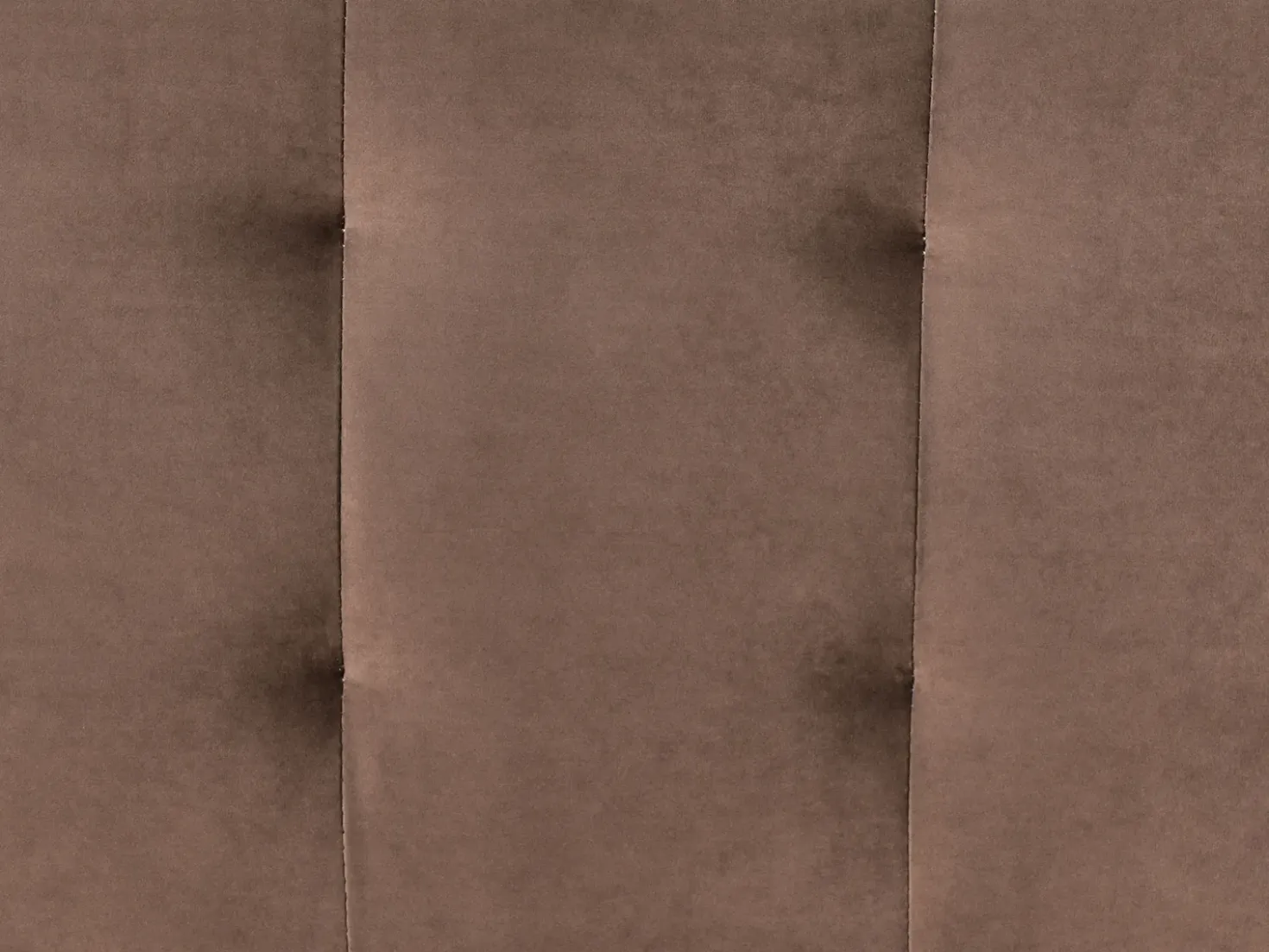 Divano letto 3 posti SELNES Velluto Marrone