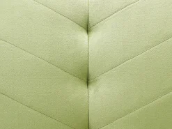 Divano letto 3 posti SENJA Velluto Verde oliva