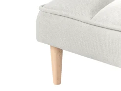 Divano letto 3 posti SILJAN Tessuto Bianco sporco