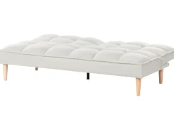 Divano letto 3 posti SILJAN Tessuto Bianco sporco