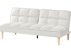 Divano letto 3 posti SILJAN Tessuto Bianco sporco